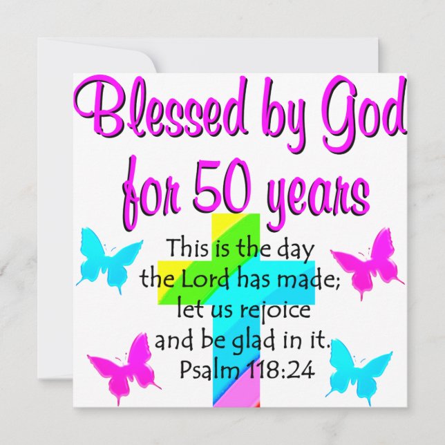 50 YR OLD PRAYER (Front)