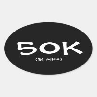 50K (31 miles) Sticker