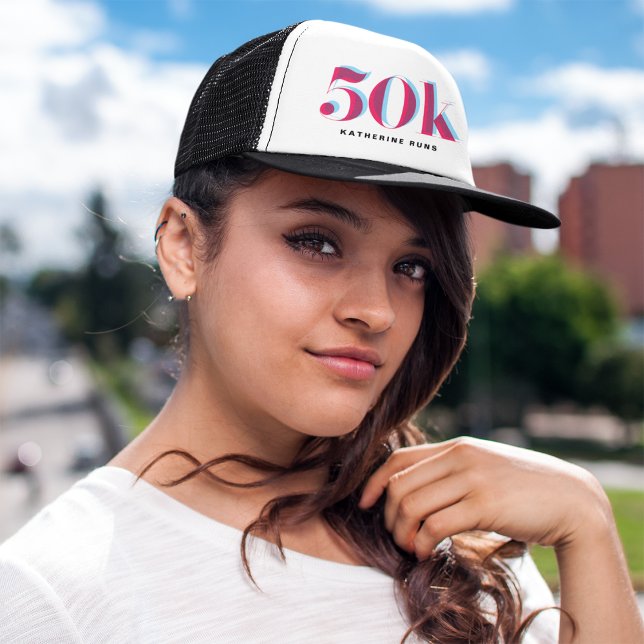 50K Ultramarathon Celebratory Trucker Hat (Creator Uploaded)