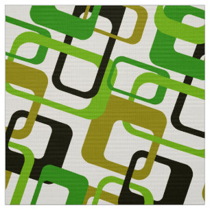 50s 60s 70s mod retro links pattern fabric