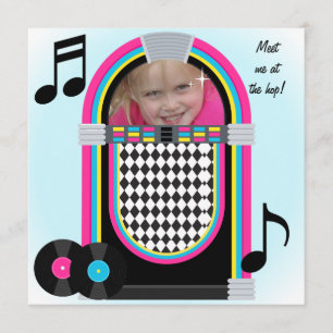 50s Hop Birthday Invitation