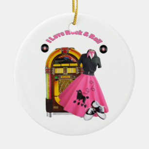 50's I Love Rock & Roll Ornament