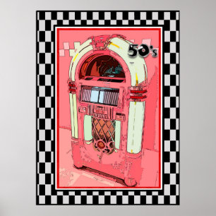 50s Jukebox Poster