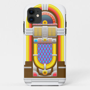 50s old fashioned jukebox iPhone 11 case