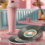 50's Record Style Paper Plate<br><div class="desc">Fifties Rockabilly Record Paper Plates - Hey all you cool cats! It’s definitely time to party 50's style. Remember the hair, the fashion and the rock n’ roll music, that keeps this stylish decade in the hearts and minds of the young and the young at heart. Check out this boppin'...</div>