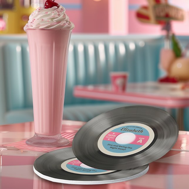 50's Record Style Paper Plate (Creator Uploaded)