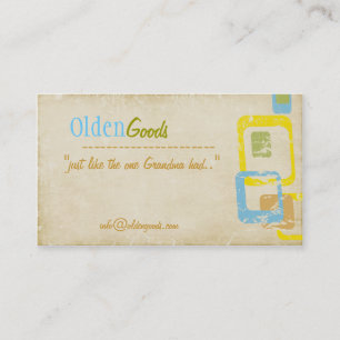 50's Remembered Business Card
