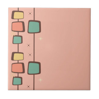 50's Retro Tile Pink