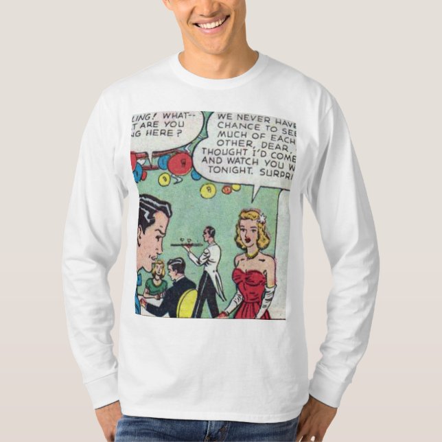 50s Romantic Comic T-Shirt (Front)