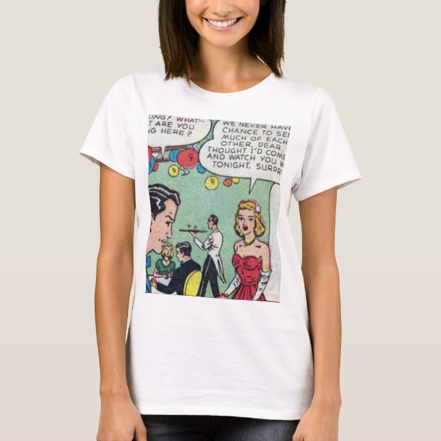 50s Romantic Comic T-Shirt (Front)