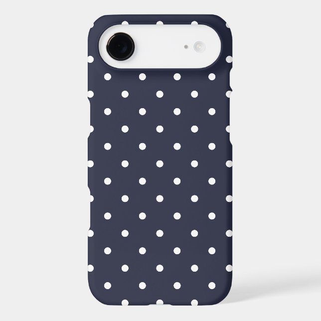 50s Style Classic Blue Polka Dot iPhone 6 Case (Back)