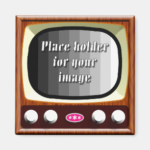 50s Television Template Magnet
