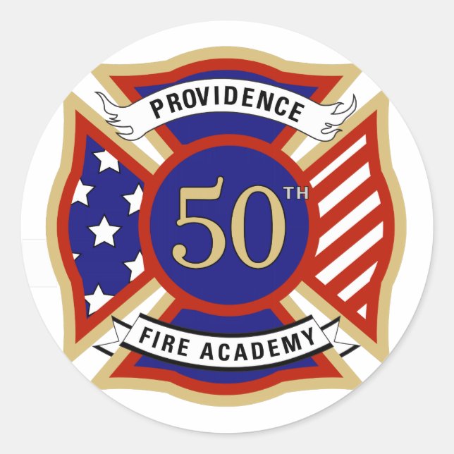 50th Academy Classic Round Sticker (Front)