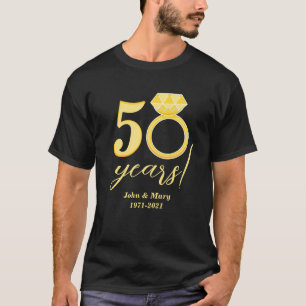 50th Anniversary 50 Years Golden Wedding T-Shirt