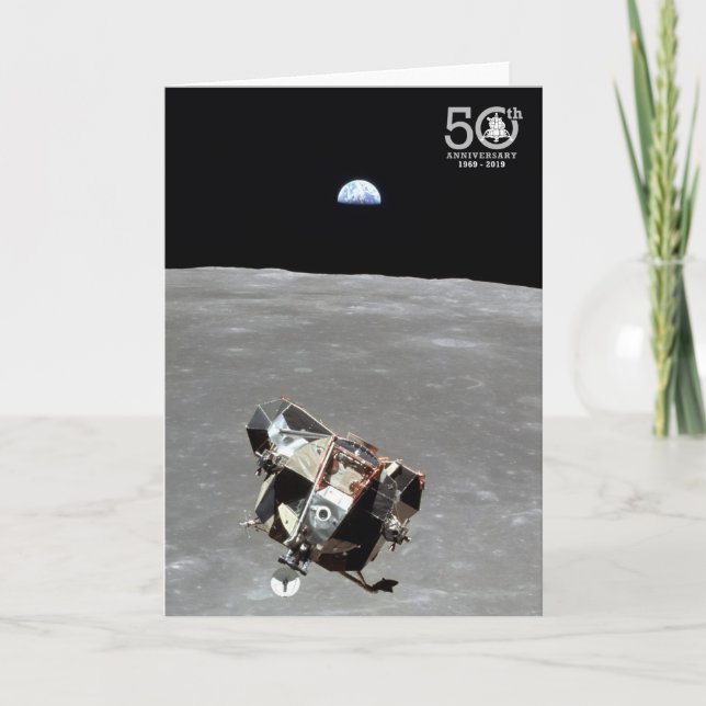 50th Anniversary, Apollo 11 Mission Moon Landing: Card (Front)