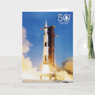 50th Anniversary Apollo 11 Moon Landing, Saturn V: Card