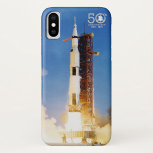 50th Anniversary Apollo 11 Moon Landing, Saturn V: iPhone X Case