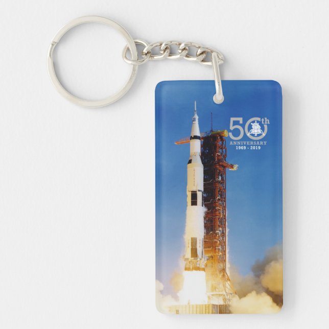 50th Anniversary Apollo 11 Moon Landing, Saturn V: Key Ring (Front)