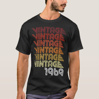 50th Anniversary Birthday Gift Born in 1969 Retro T-Shirt