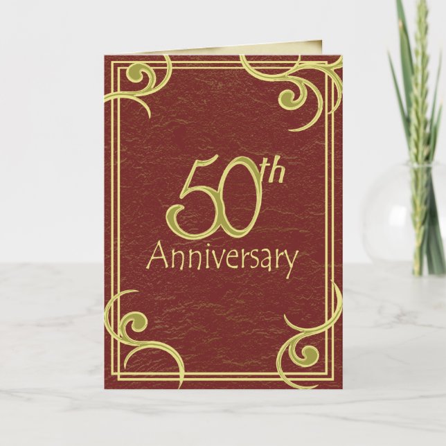 50th Anniversary Book Invitation (Front)