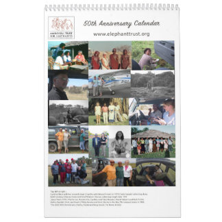 50th Anniversary Calendar