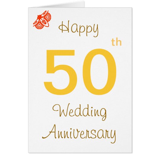 50th Anniversary Card
