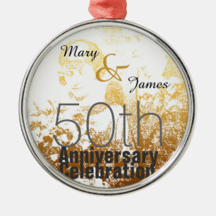 50th Anniversary Celebration Customisable Ornament