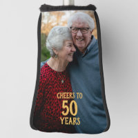 50th Anniversary Cheers Photo Golf Head Cover