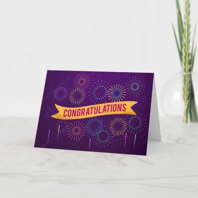 **50th ANNIVERSARY** CONGRATULATIONS CARD (Front)