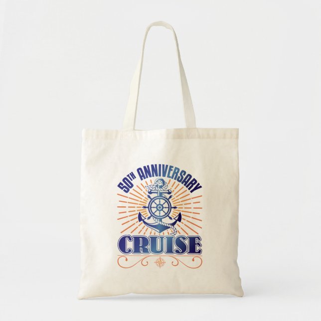 50th Anniversary Cruise Tote Bag (Front)
