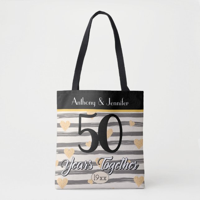 50th Anniversary Custom Tote Bag (Front)