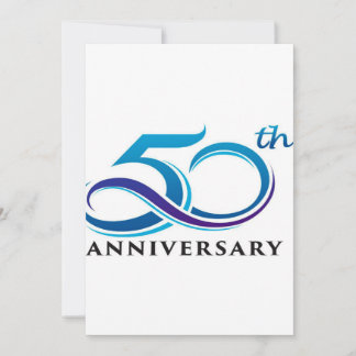 50th anniversary | Cute lovely canvas Holiday Card
