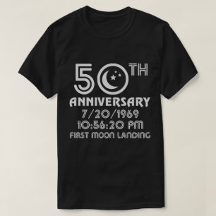50th Anniversary First Moon Landing 1969 - 2019 T-Shirt