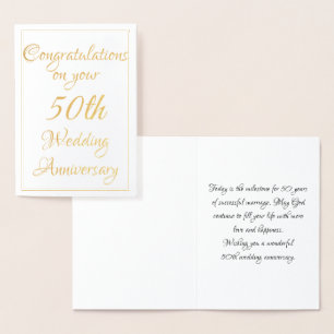 50th Anniversary Foil Card