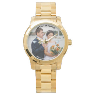 50th Anniversary Gifts | Golden Jubilee Photo Watch