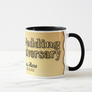 50th Anniversary - Gold - Customise Mug