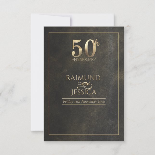 50th Anniversary Gold Dust Response Card (Front)