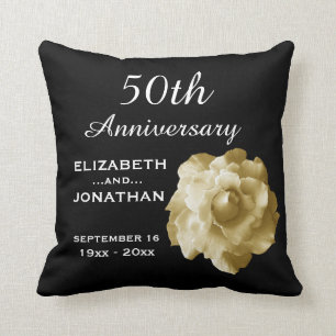 50th Anniversary Gold Rose A01G Cushion