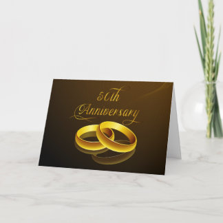 50th Anniversary | Gold Script Card