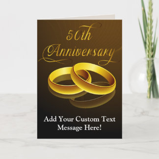 50th Anniversary | Gold Script Card