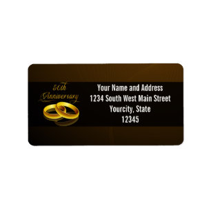 50th Anniversary   Gold Script Label