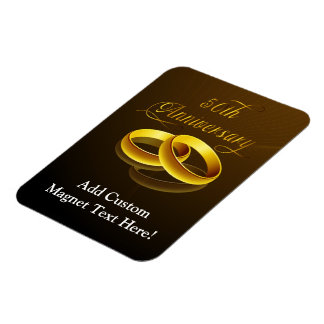 50th Anniversary | Gold Script Magnet