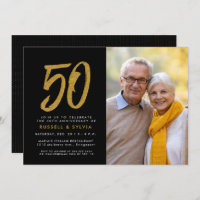 50th anniversary golden photo party