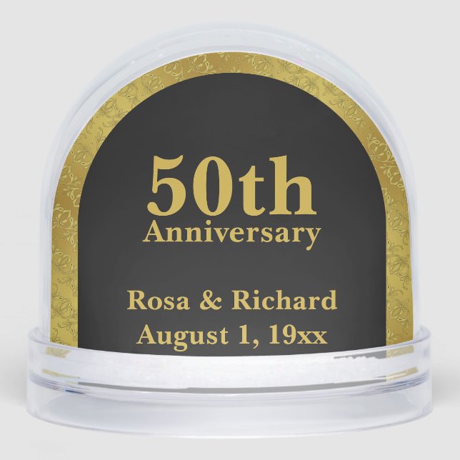 50th Anniversary Golden Snowglobe (Front)
