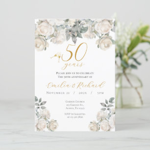 50th anniversary invitation