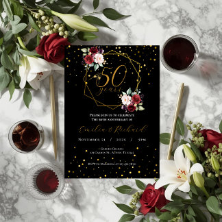 50th anniversary invitation