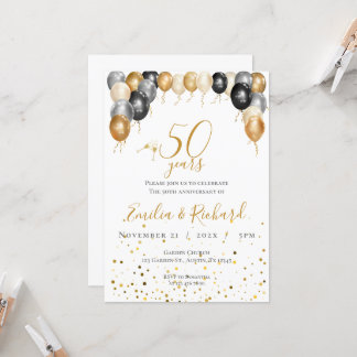 50th anniversary invitation