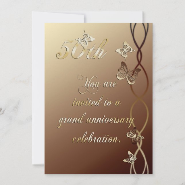 50th Anniversary  Invitation (Front)