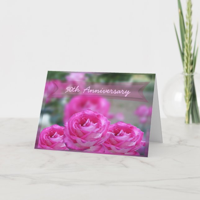 50th Anniversary Invitation Card (Front)