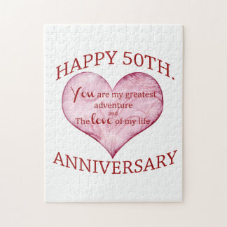 50th. Anniversary Jigsaw Puzzle